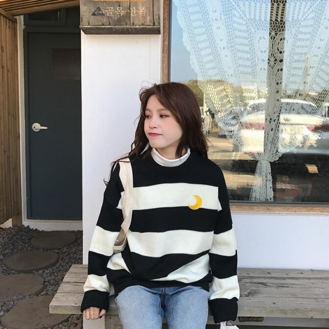 Moon Princess Striped Sweater