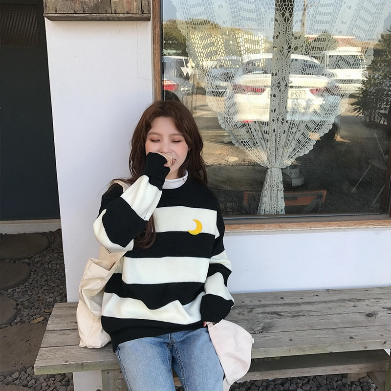 Moon Princess Striped Sweater
