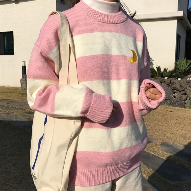Moon Princess Striped Sweater