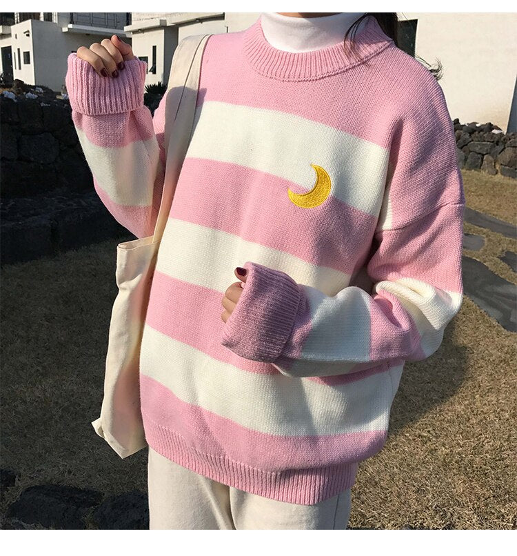 Moon Princess Striped Sweater