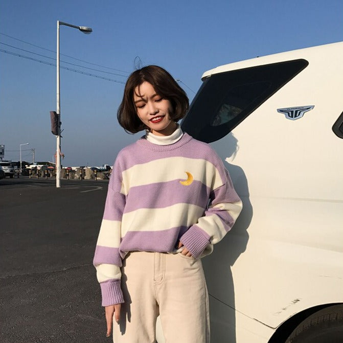 Moon Princess Striped Sweater