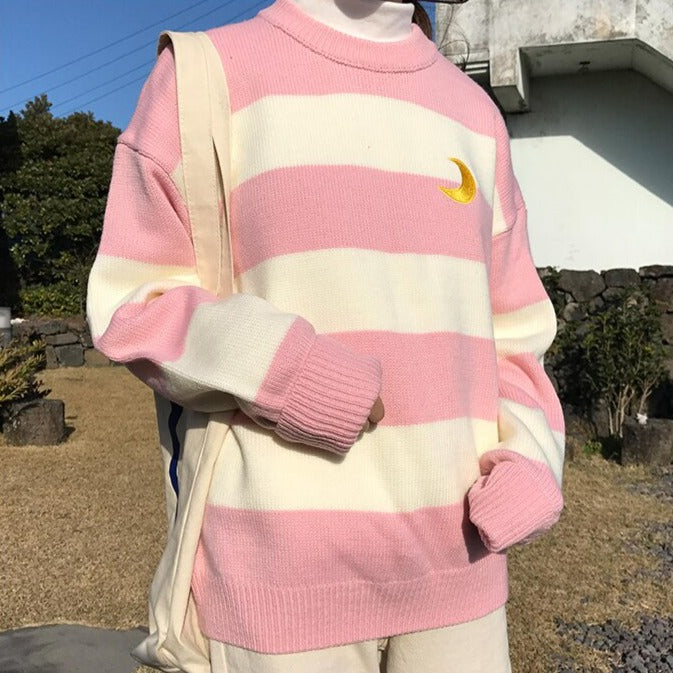 Moon Princess Striped Sweater