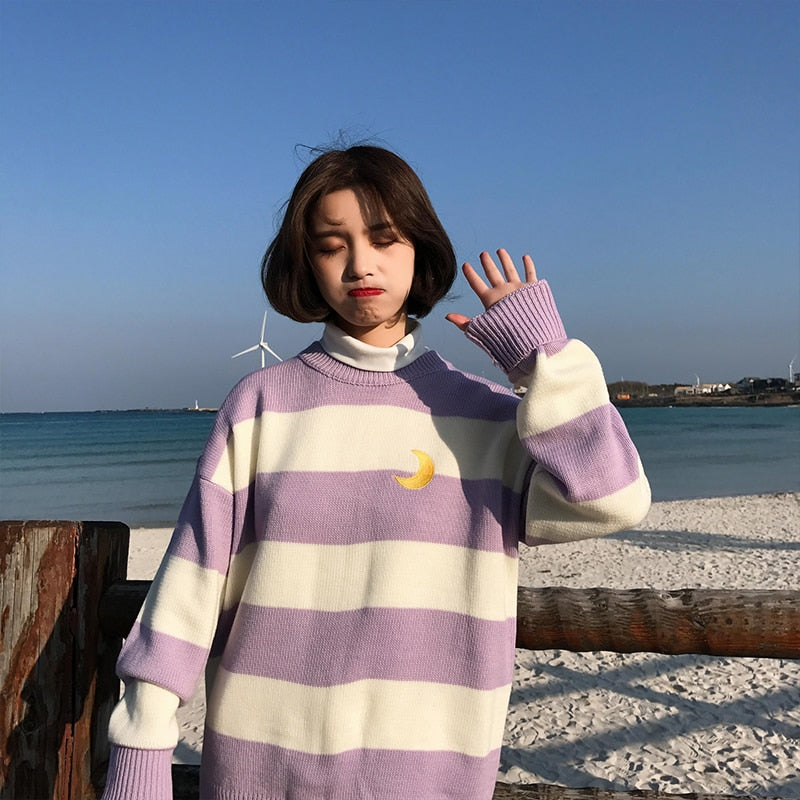 Moon Princess Striped Sweater