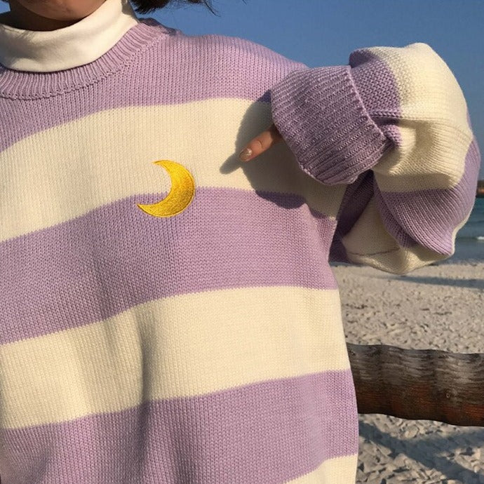 Moon Princess Striped Sweater