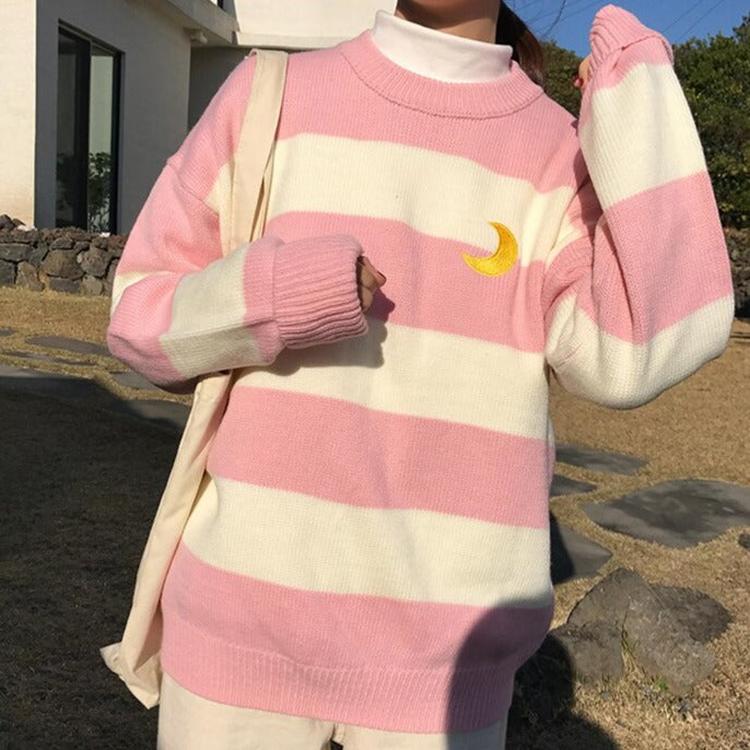 Moon Princess Striped Sweater