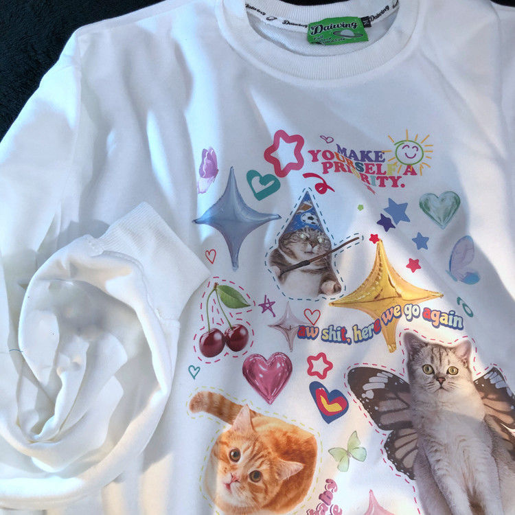 Cute Meme Cats Sweatshirt