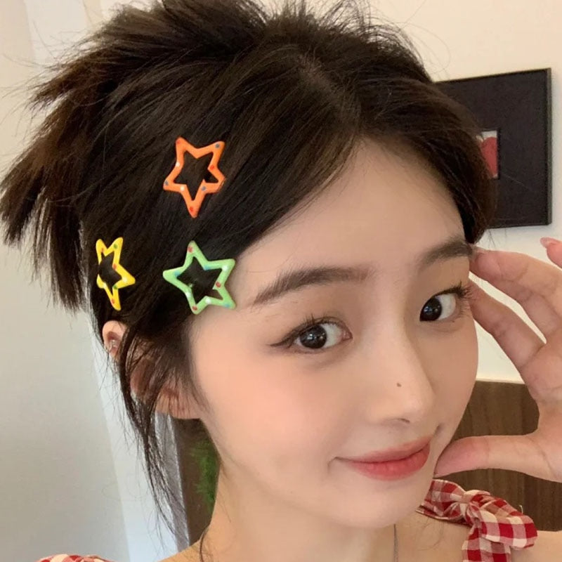 Star BB Hair Clips 10 pcs Set