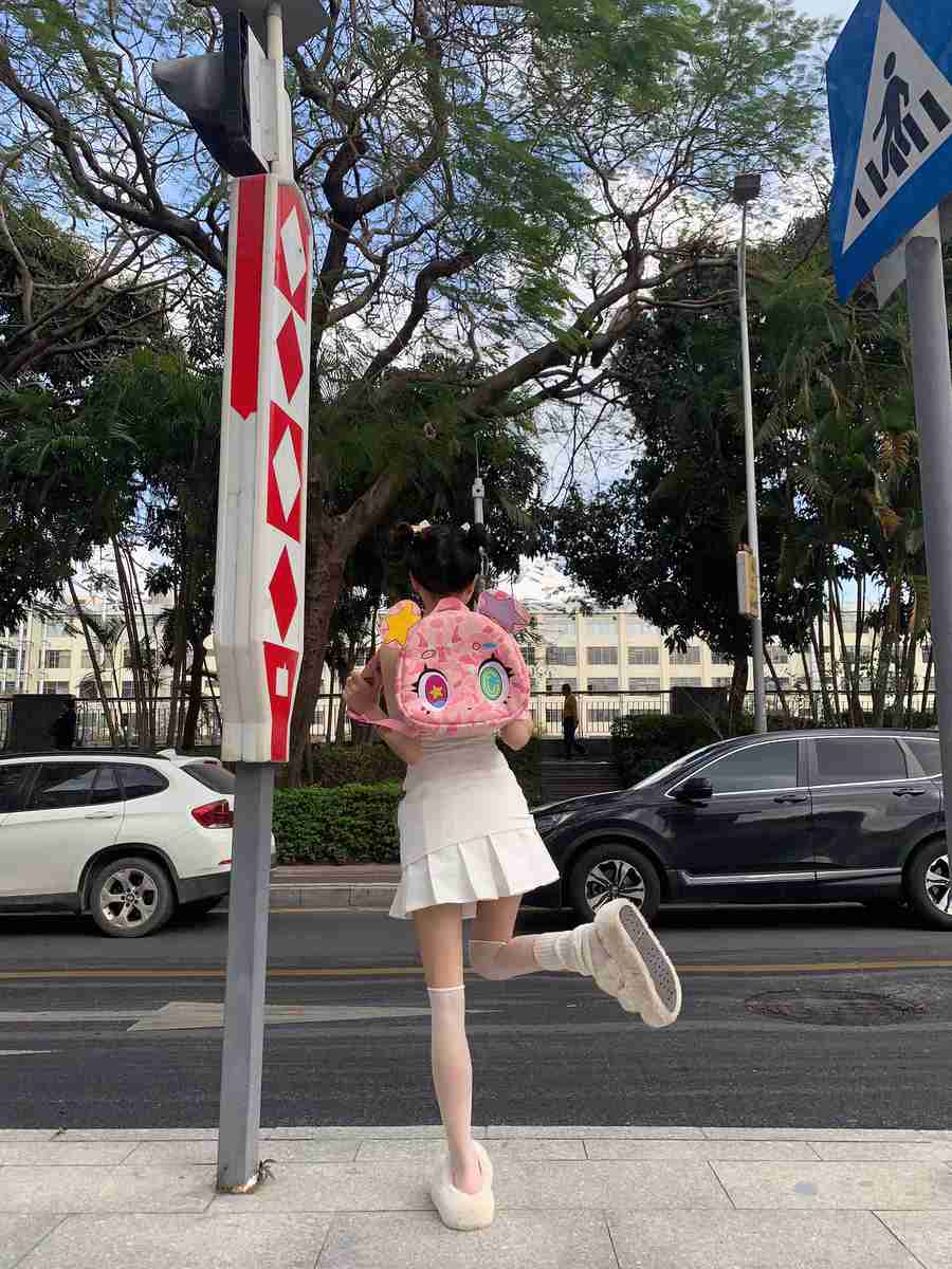 Harajuku Pink Bear Backpack