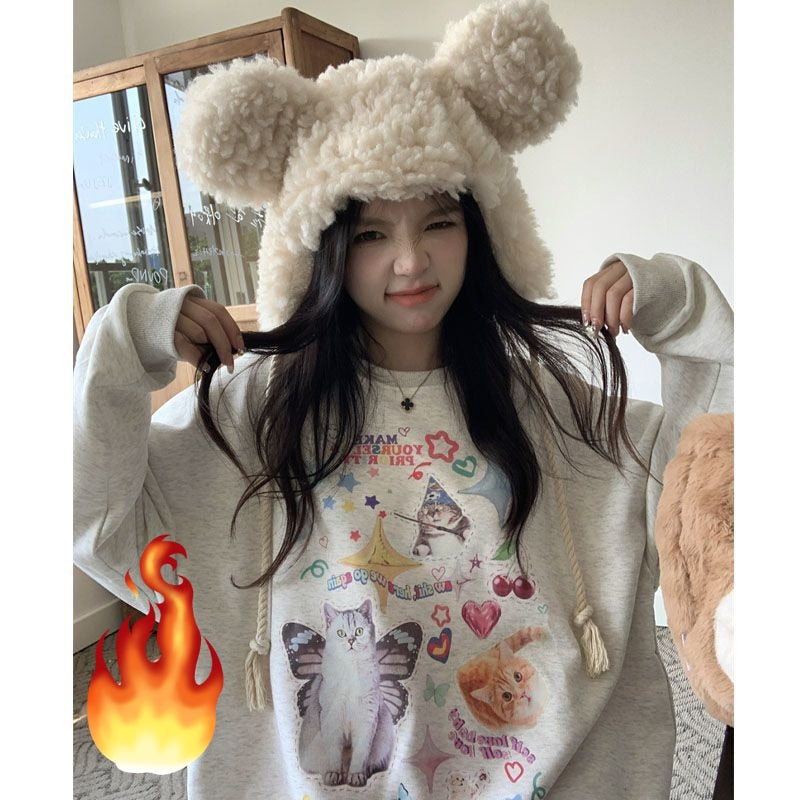Cute Meme Cats Sweatshirt