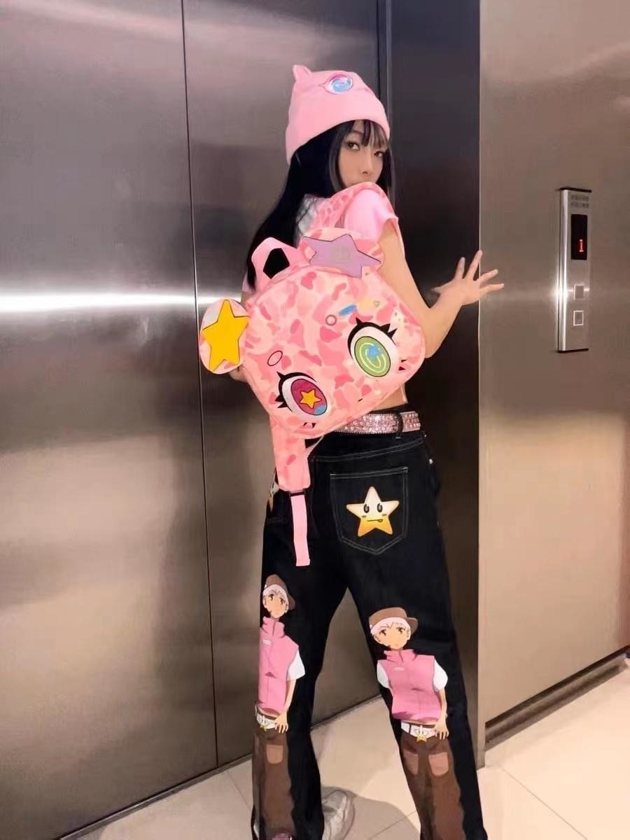 Harajuku Pink Bear Backpack