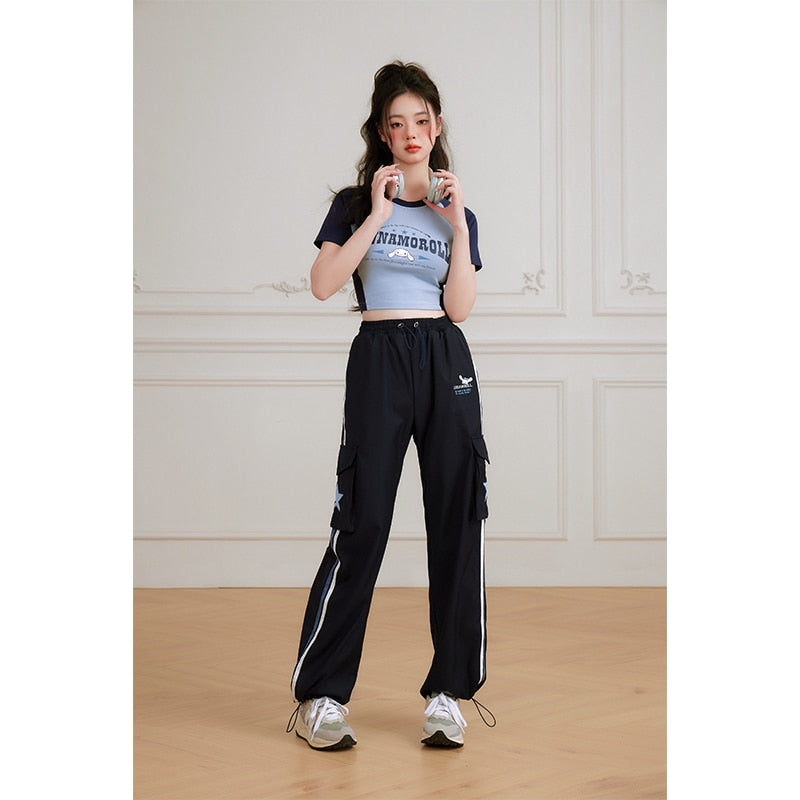 Baseball Crop Top Cinnamoroll