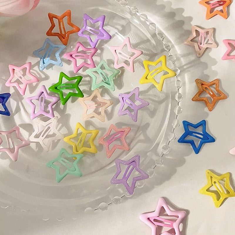 Star BB Hair Clips 10 pcs Set