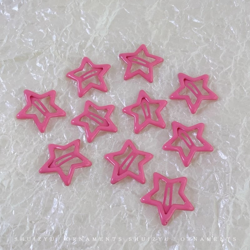 Star BB Hair Clips 10 pcs Set