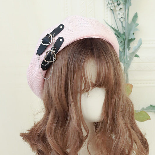 Beret Lolita Sweet Girl Heart Hat