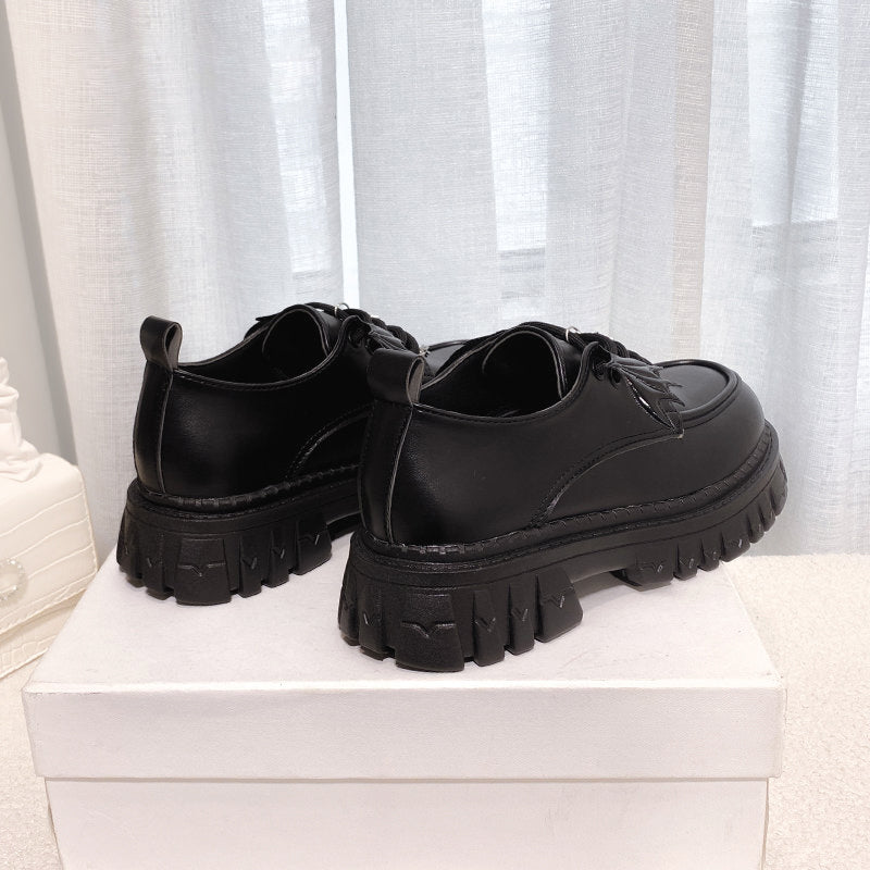 Preppy Bat Wings Gothic Shoes
