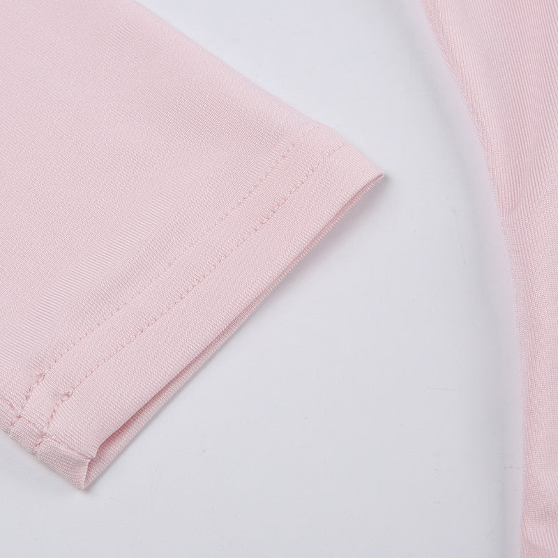 Sweet Girl Lace-up Long Sleeve Top