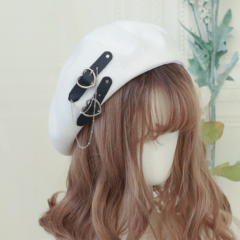 Beret Lolita Sweet Girl Heart Hat