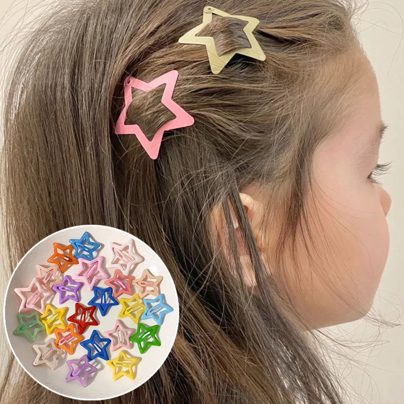 Star BB Hair Clips 10 pcs Set
