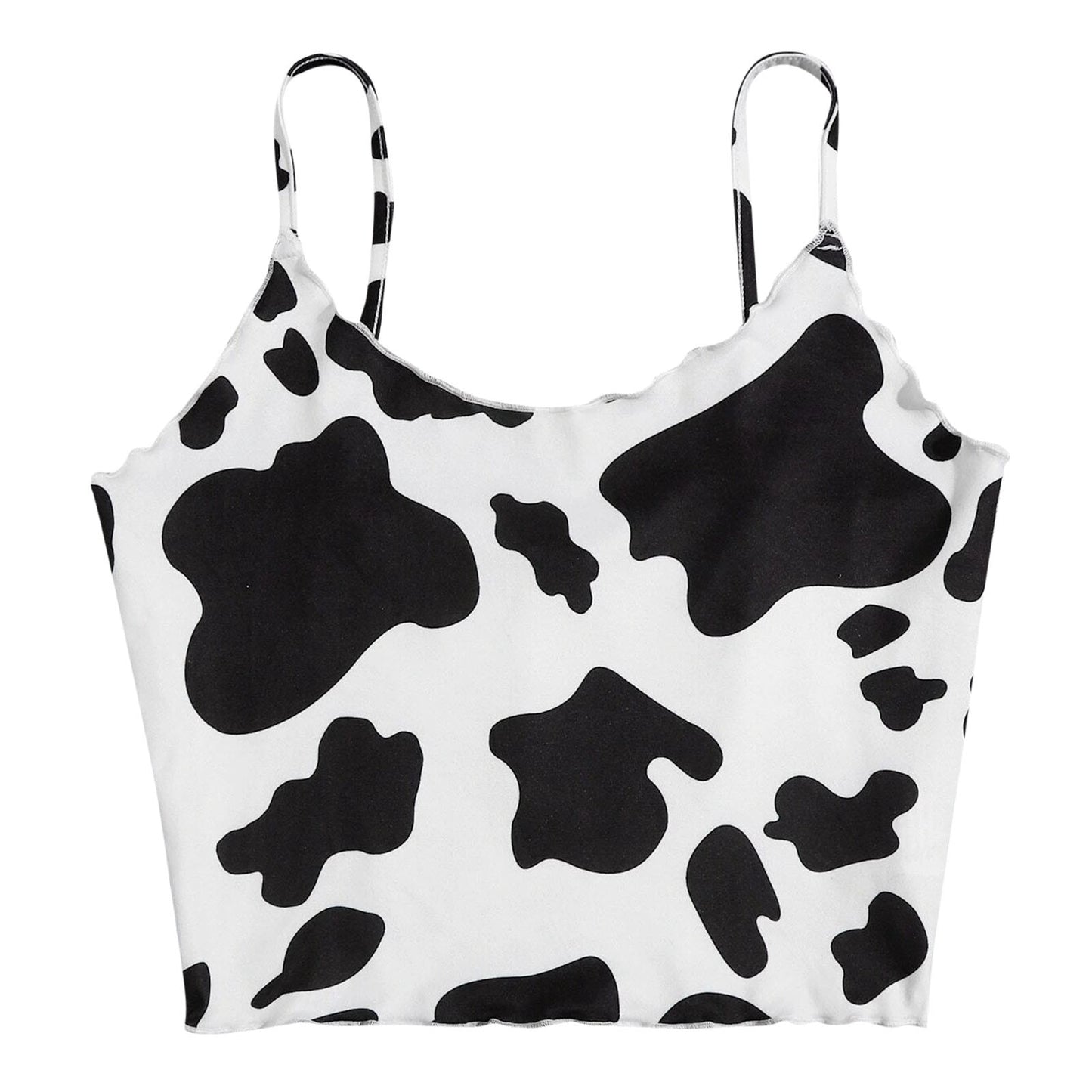 Y2K eGirl Cow Print Top