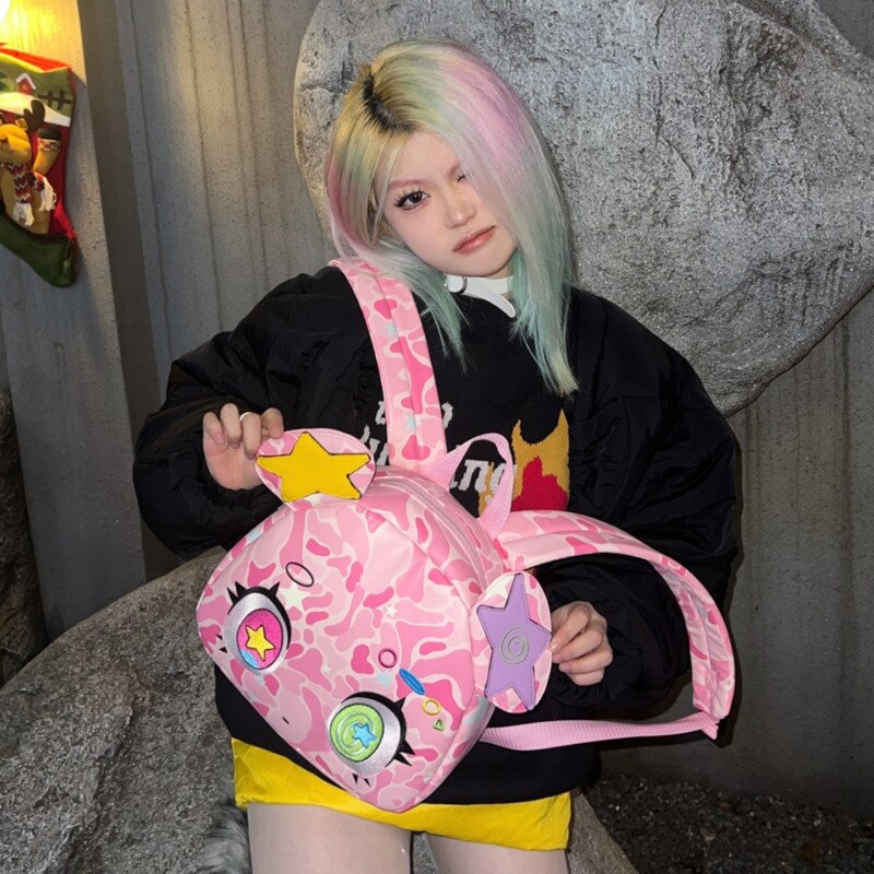 Harajuku Pink Bear Backpack