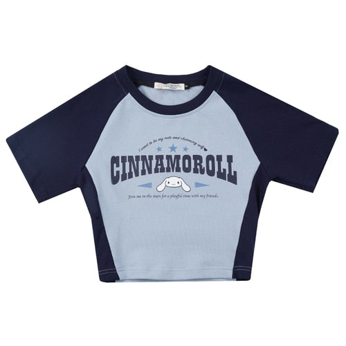Baseball Crop Top Cinnamoroll