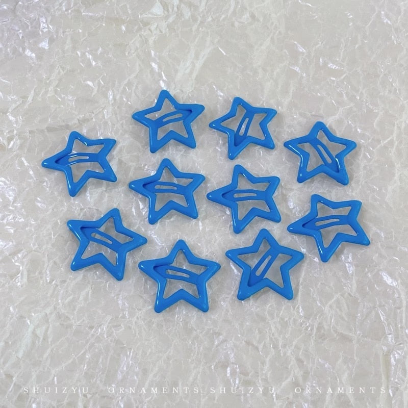 Star BB Hair Clips 10 pcs Set