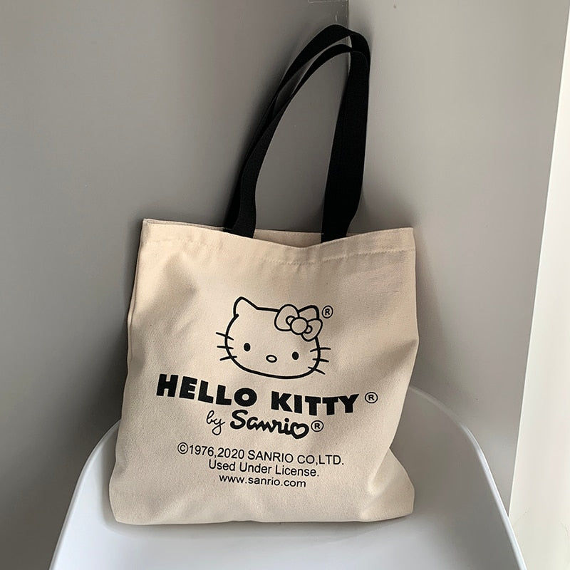 Hello Kitty Canvas Tote Bag
