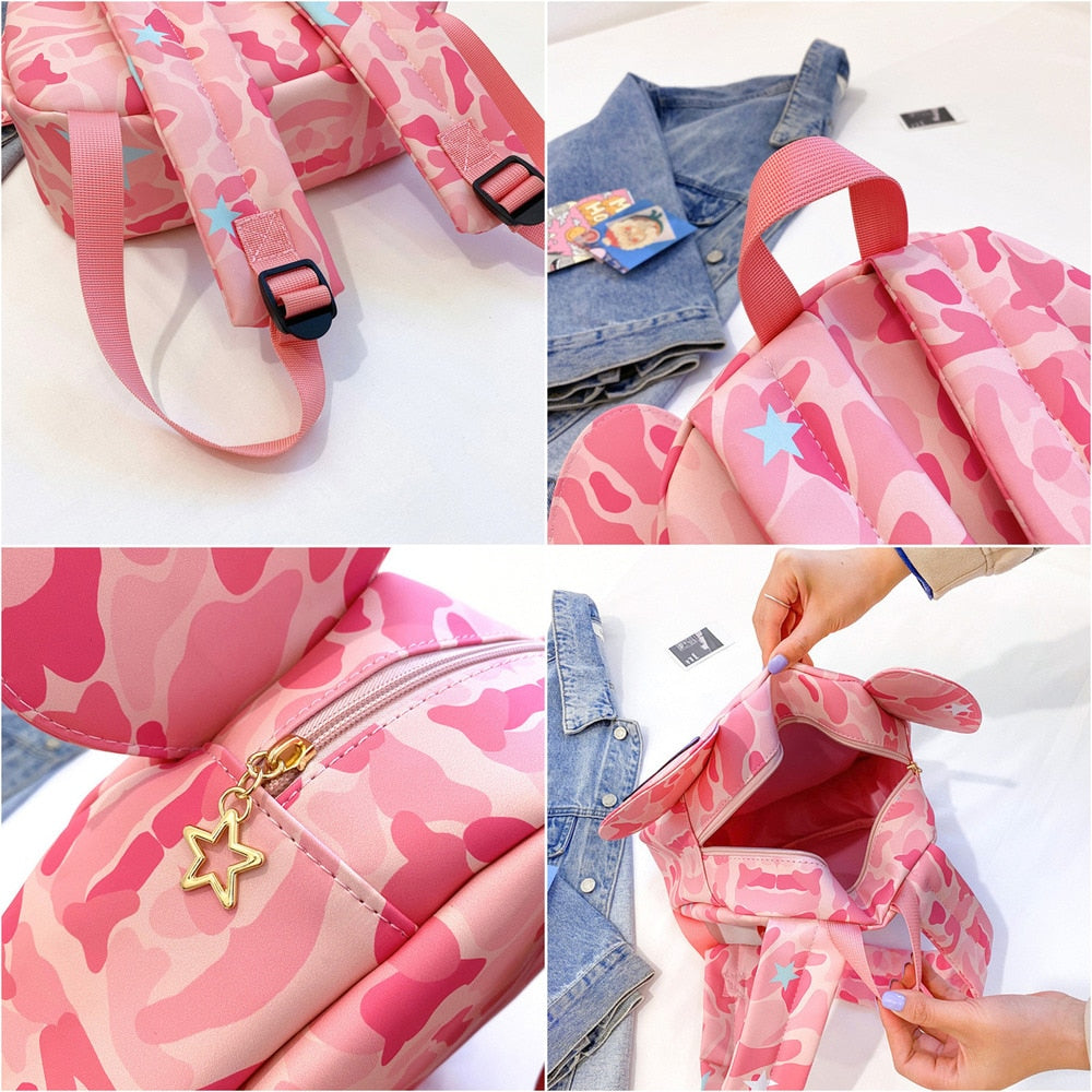 Harajuku Pink Bear Backpack