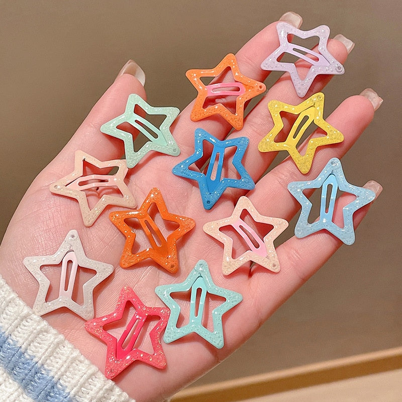 Star BB Hair Clips 10 pcs Set