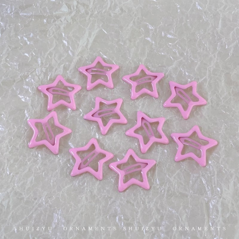 Star BB Hair Clips 10 pcs Set