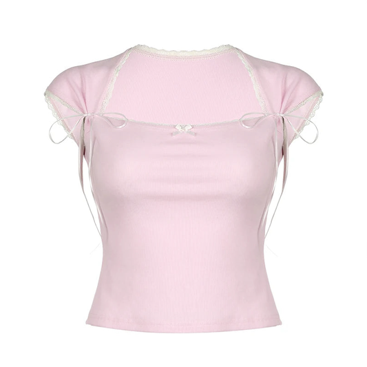Pretty Coquette Top Pink