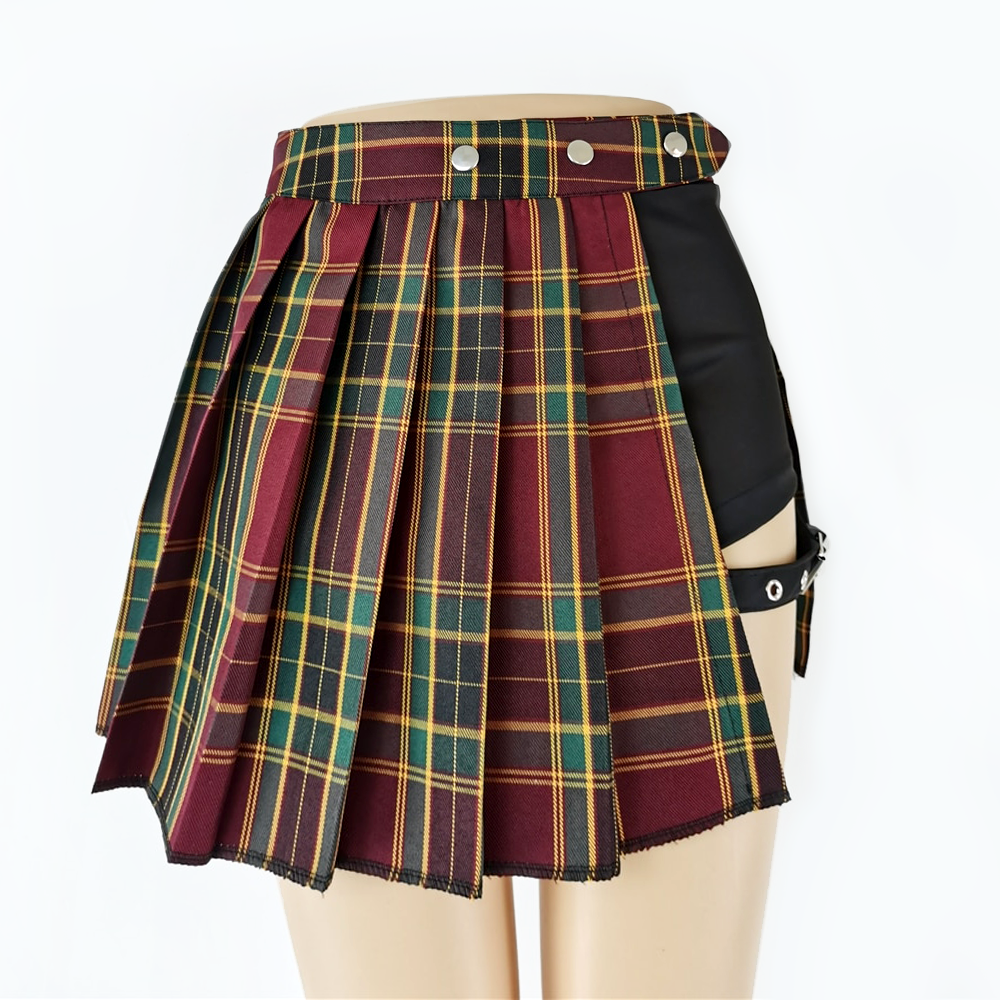 Grunge sales flannel skirt