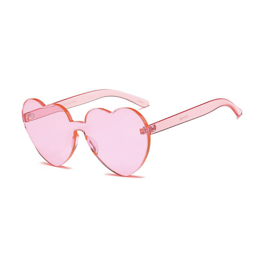 Heart Shaped Sunglasses - Pink Aesthetic