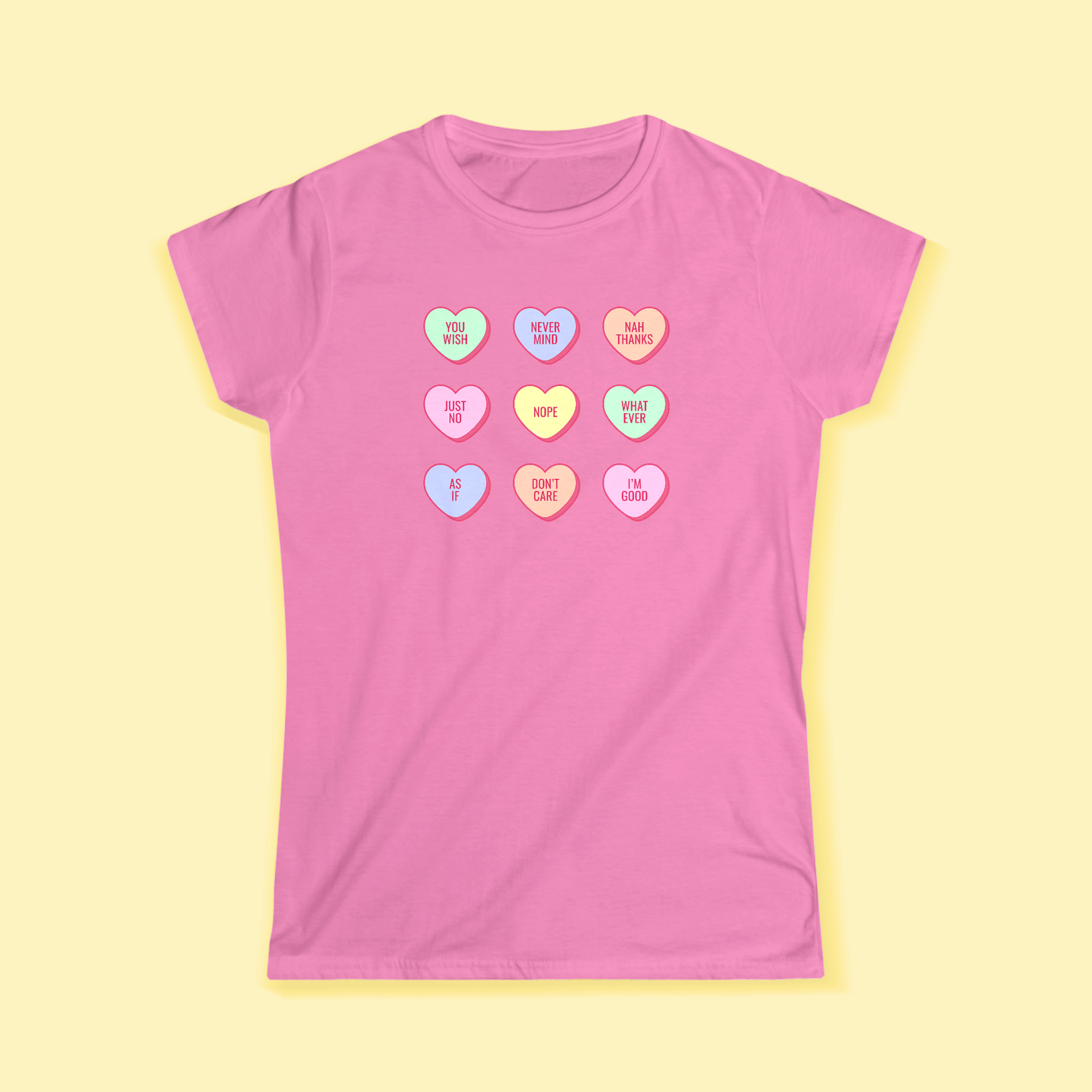Valentines Heart Candy Girly T-Shirt