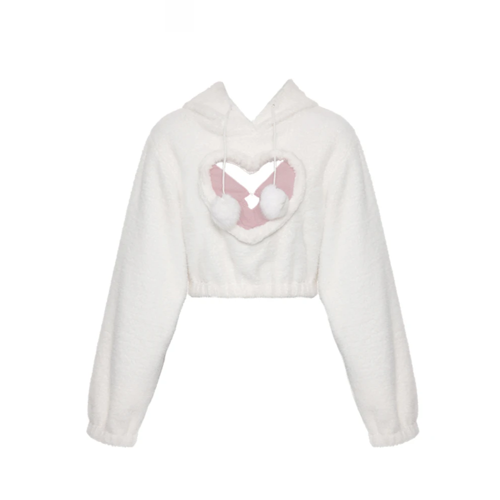 White Winter Sweet Girl Two Piece Set