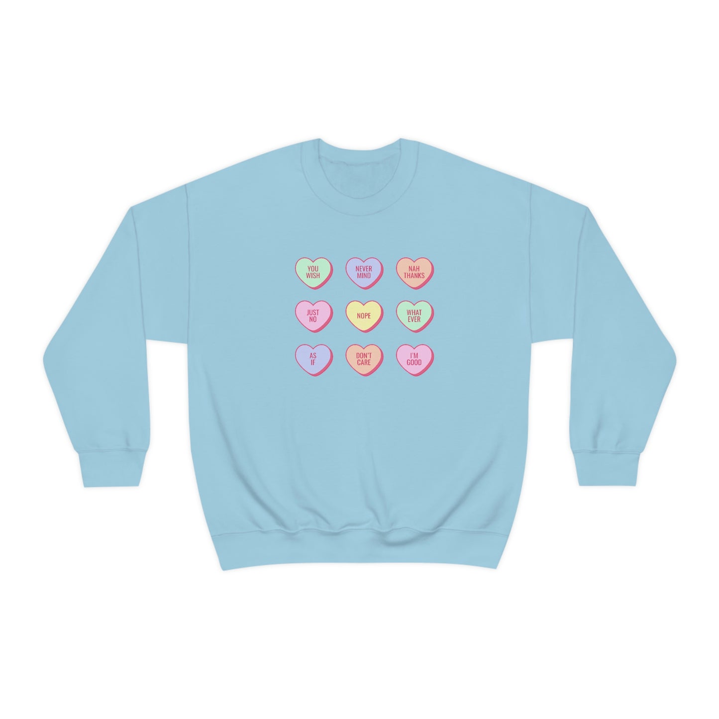 Valentines Heart Candy Sweatshirt