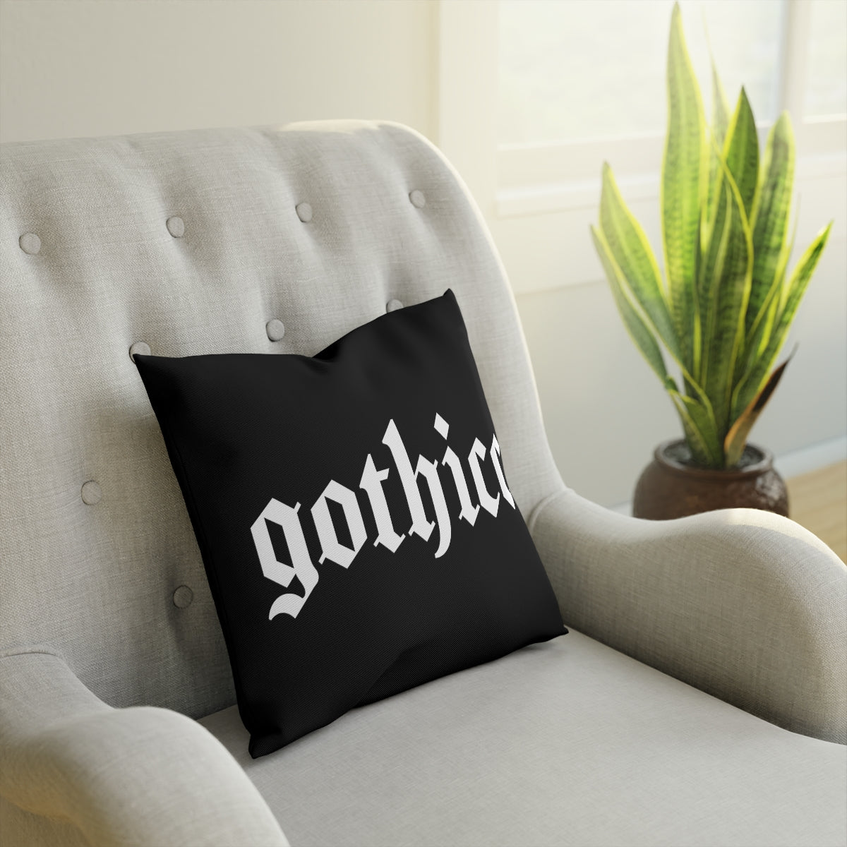 Dark Goth Gothicc Pillow Cushion