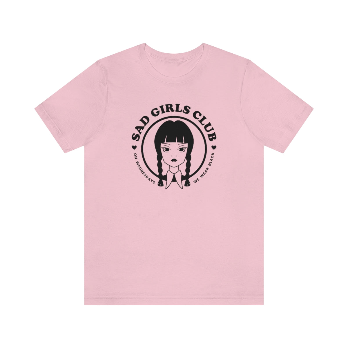 Wednesday Addams Sad Girls Club Soft Tee