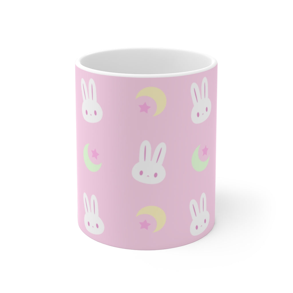 Pink Sailor Moon Bunny Coffee Mug