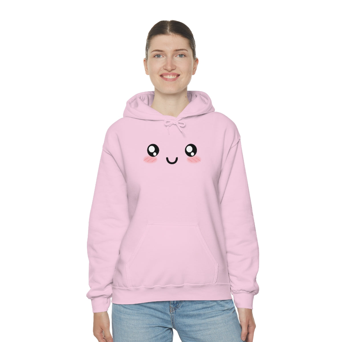 Kawaii Pastel Cutie Face Sweatshirt Hoodie