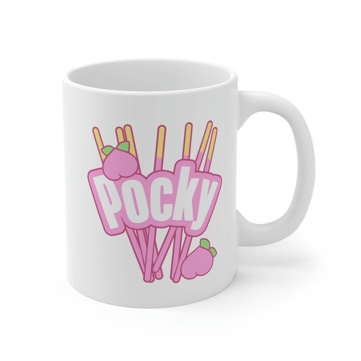 Kawaii Pocky Pink Coffee Mug