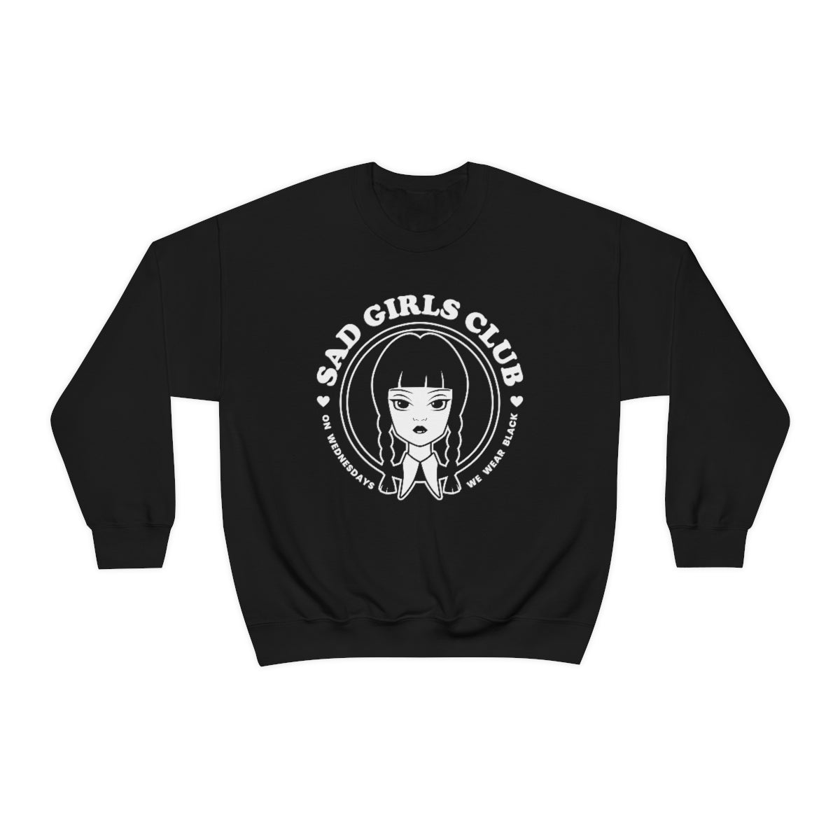 Wednesday Addams Sad Girls Club Sweatshirt
