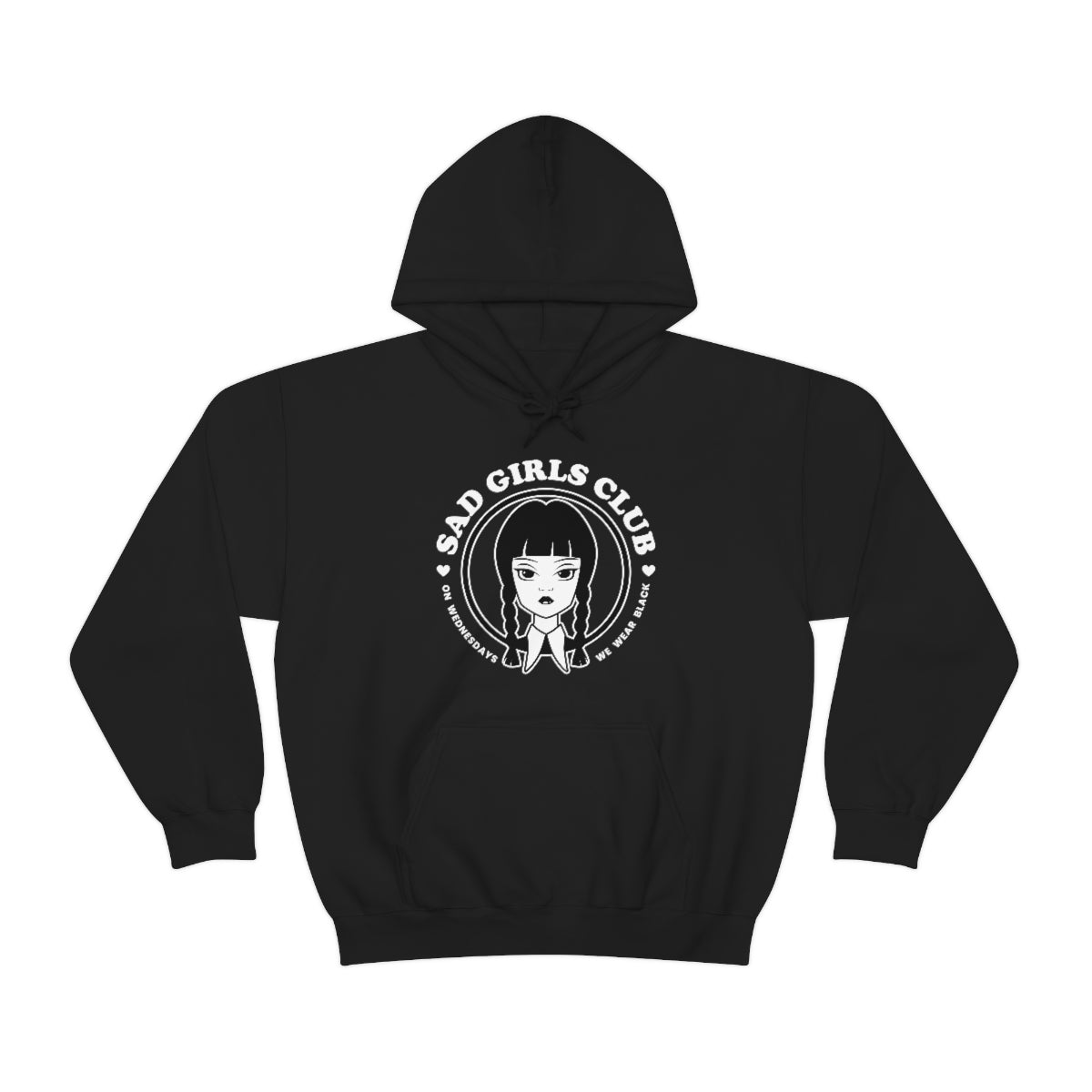 Wednesday Addams Sad Girls Club Hoodie Sweatshirt