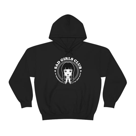 Wednesday Addams Sad Girls Club Hoodie Sweatshirt