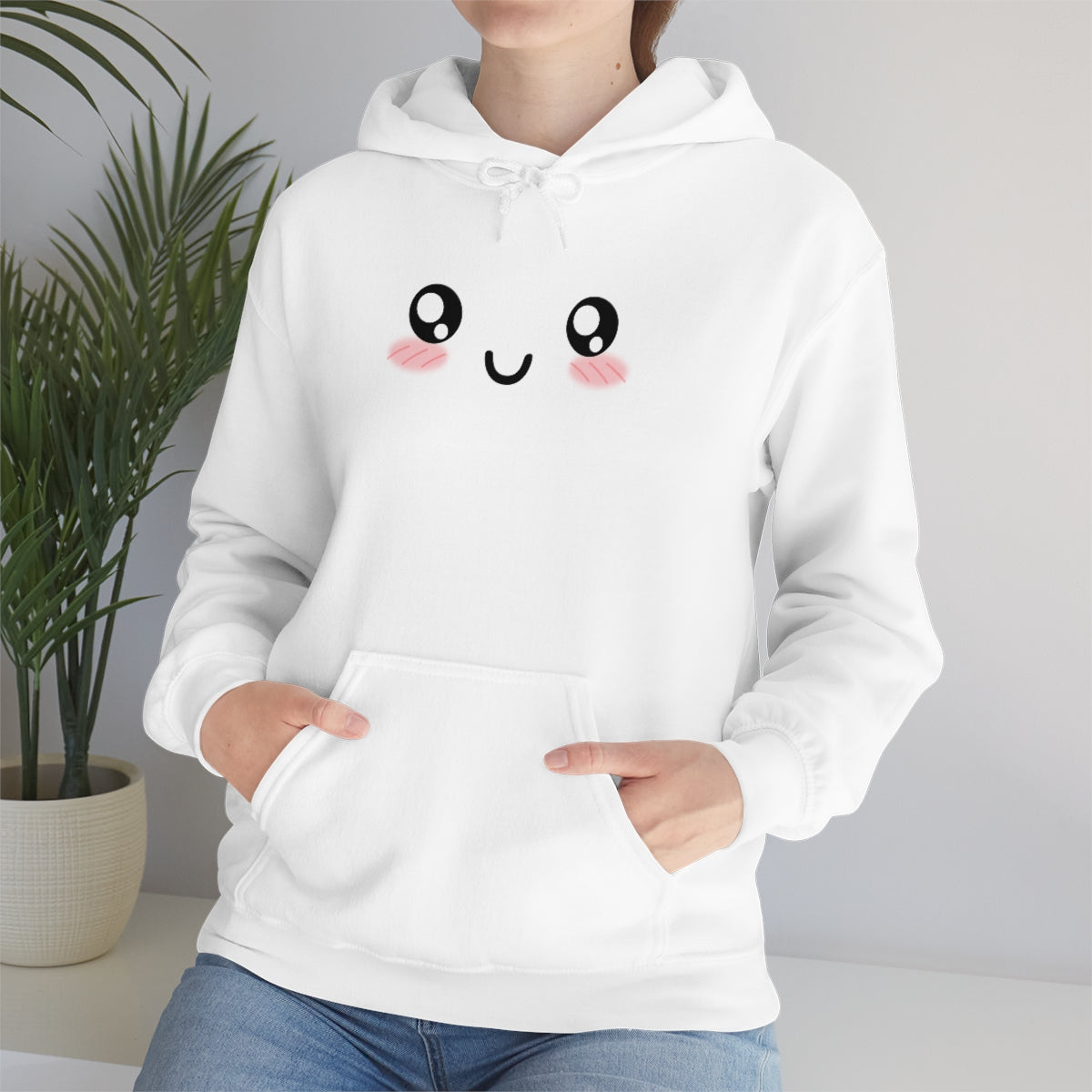 Kawaii Pastel Cutie Face Sweatshirt Hoodie