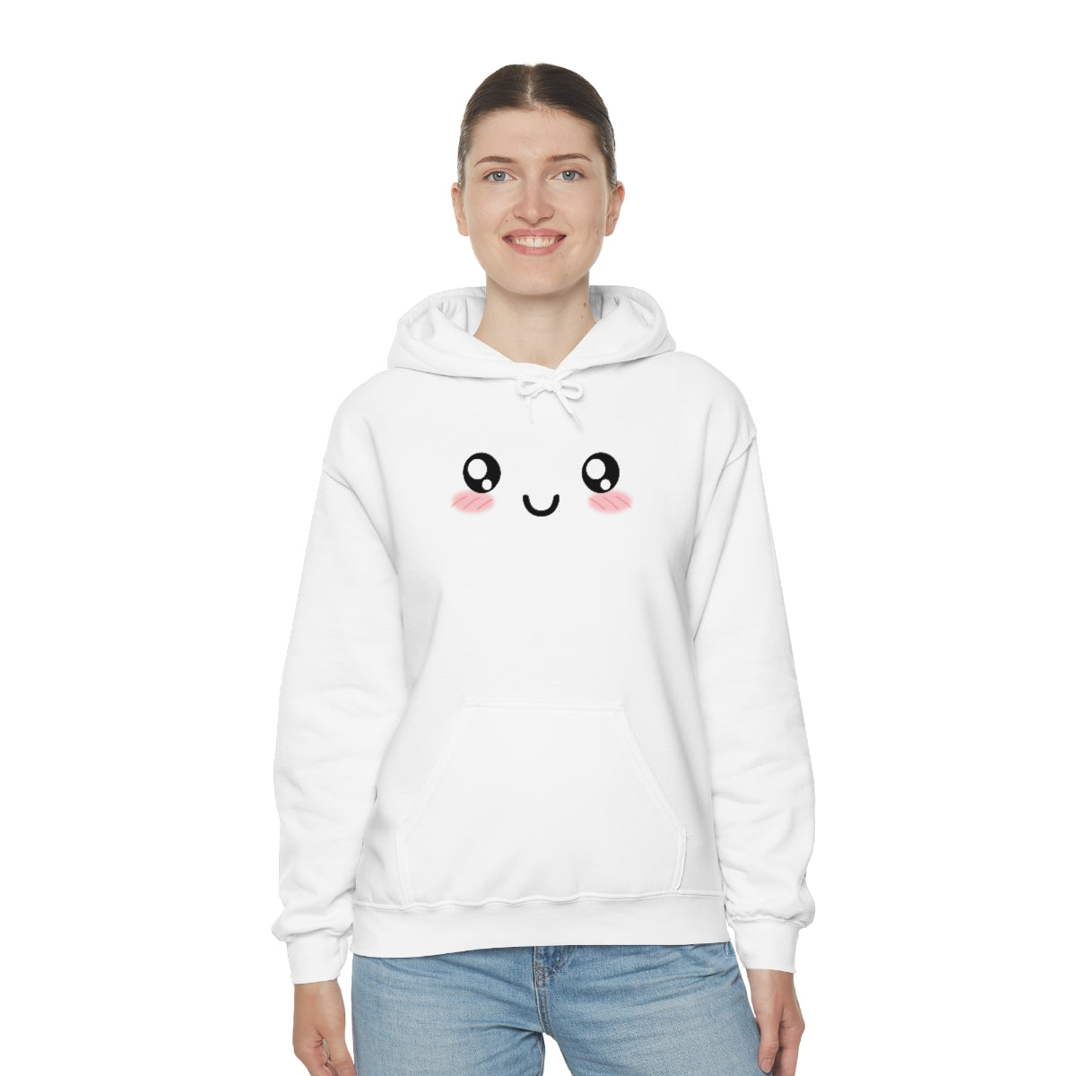 Kawaii Pastel Cutie Face Sweatshirt Hoodie