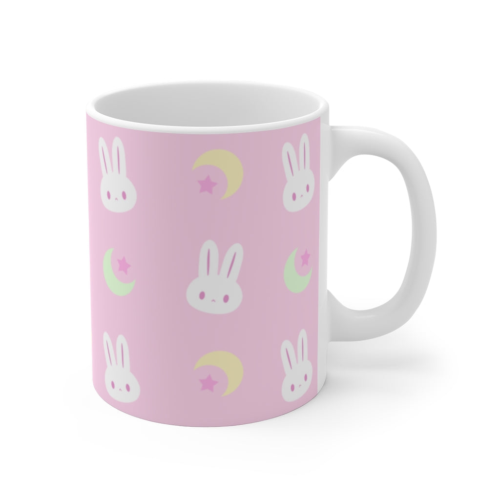 Pink Sailor Moon Bunny Coffee Mug