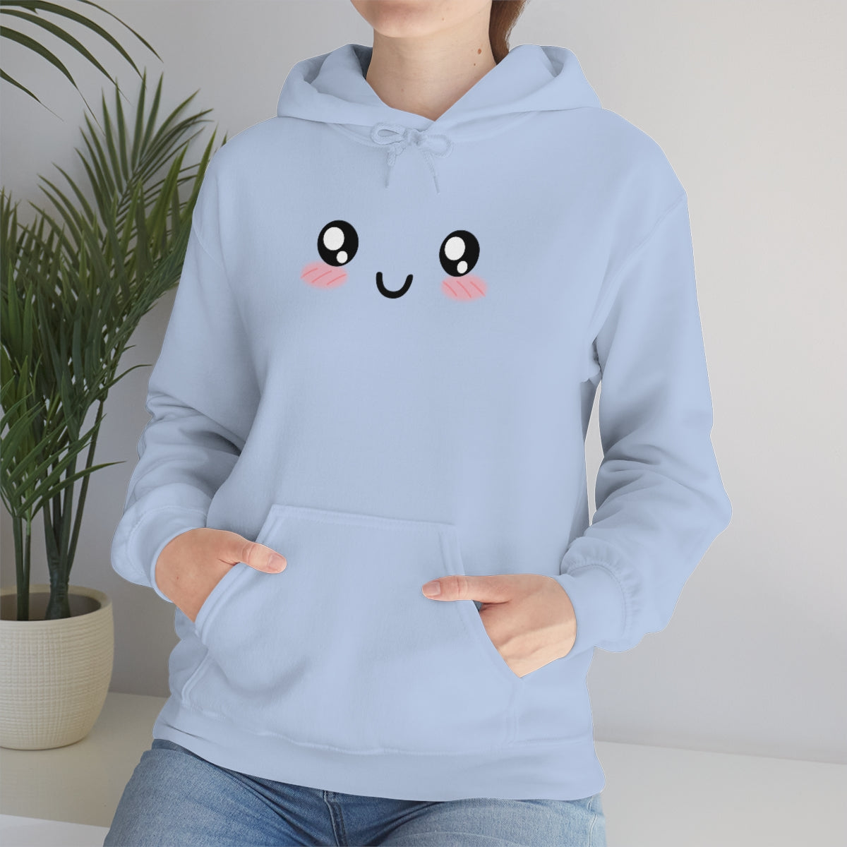 Kawaii Pastel Cutie Face Sweatshirt Hoodie