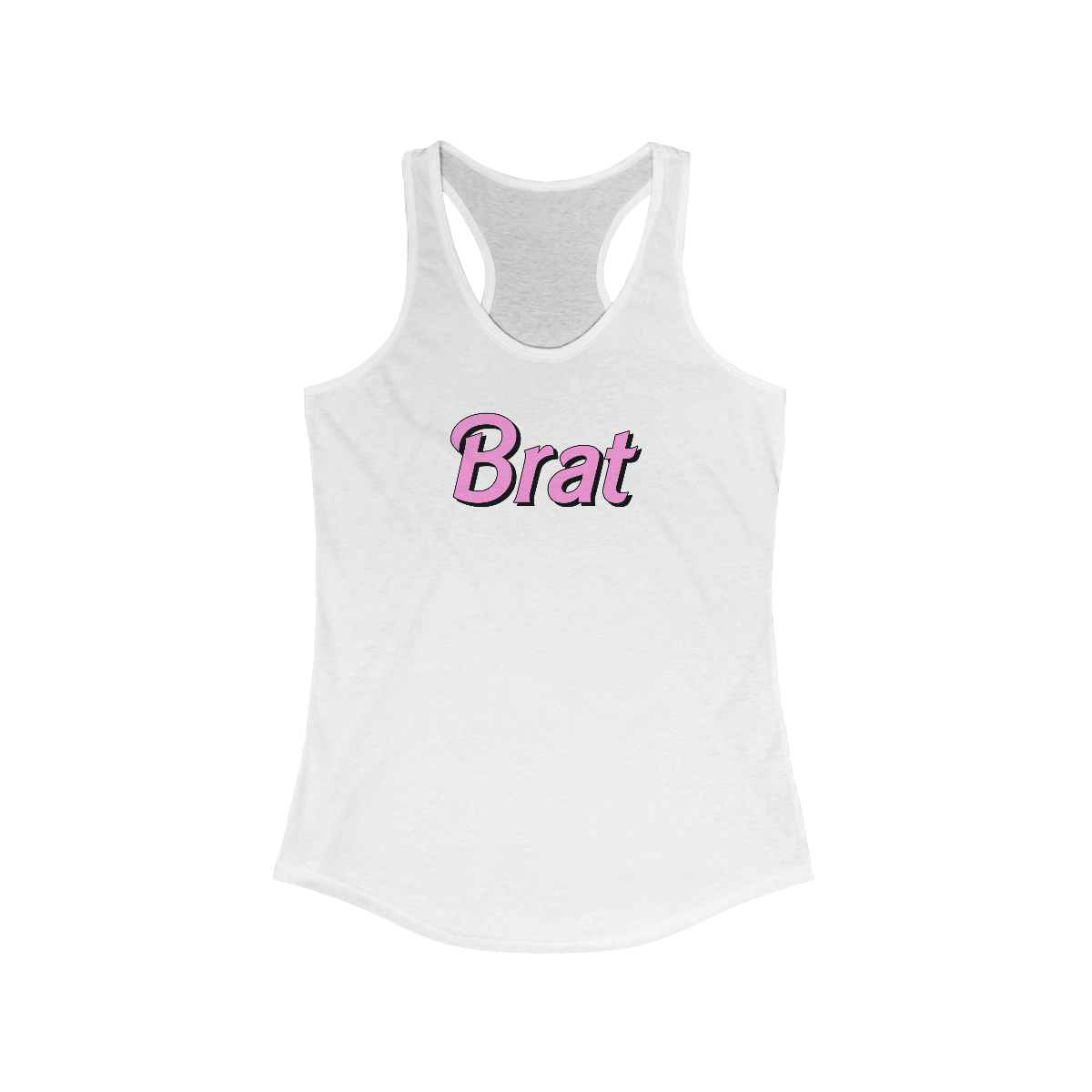 Y2K Barbie Brat Racerback Tank Top
