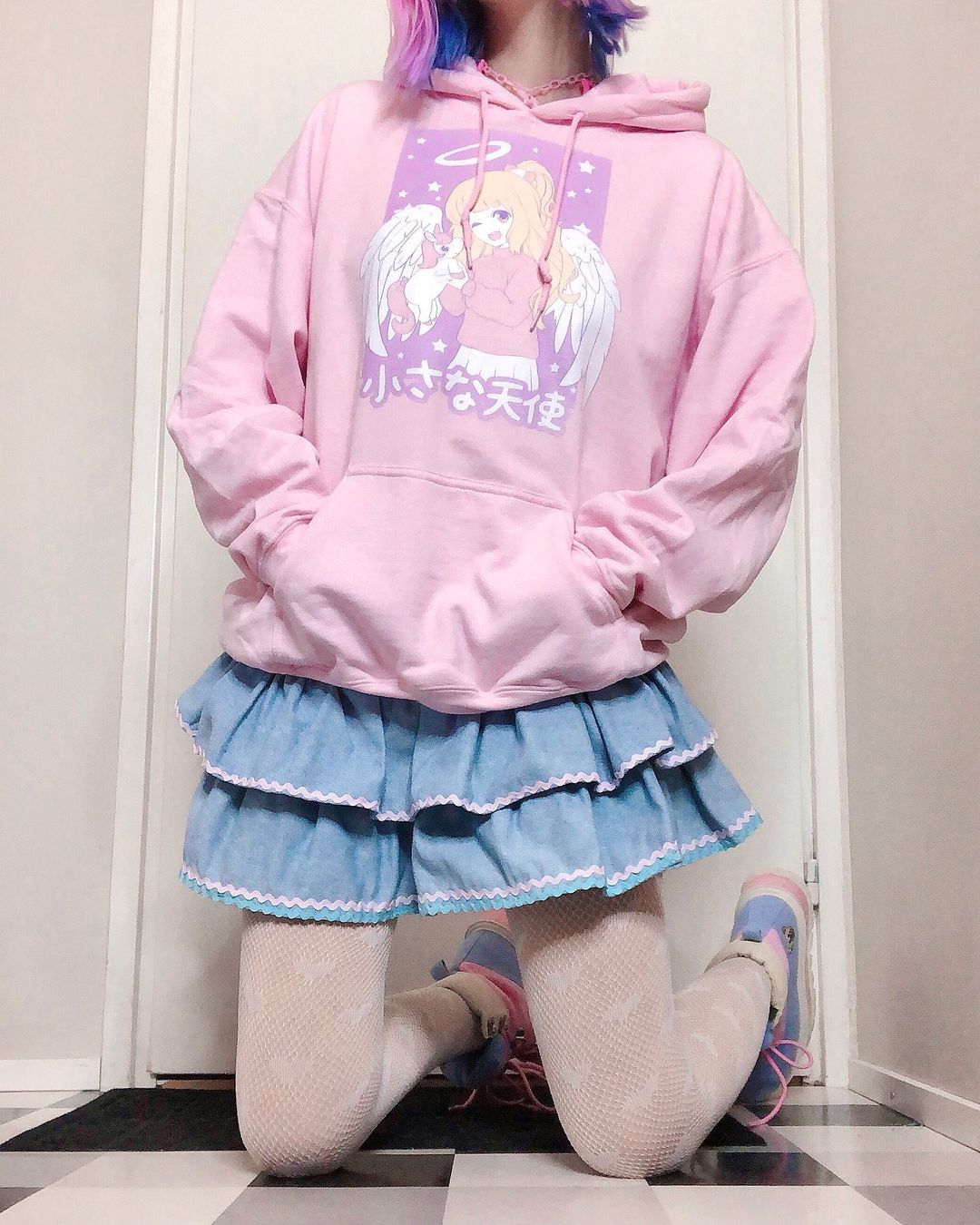 Dollette Kawaii Denim Mini Skirt